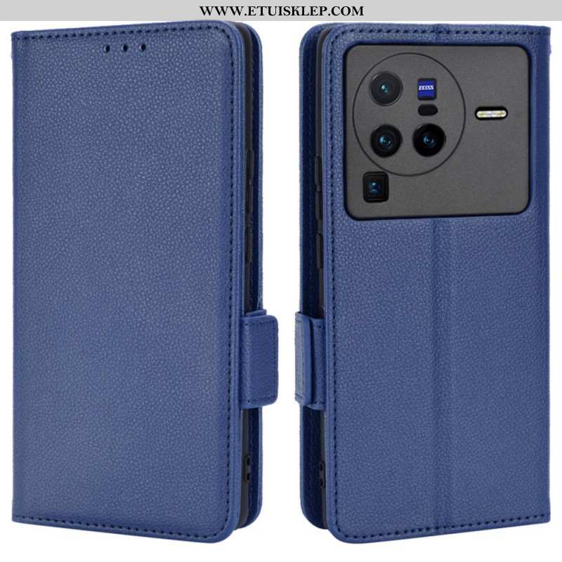 Etui Na Telefon Pokrowce do Vivo X80 Pro Etui Folio Flap Double Nowe Kolory